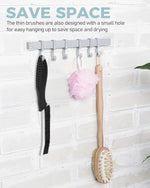 SXhyf Hard Bristle Crevice Cleaning Brush Set — Multifunctional Gap Scrub Brush for Kitchen, Bathroom, Window, Grout, Tile & More