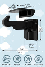 The Good Stuff Invisible Cabinet Locks for Baby Proofing — 12 Pack, No Tools Needed, Secure Drawers & Cabinets Instantly