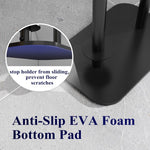 Kitsure Toilet Paper Holder Free Standing — Rustproof Metal Stand for 4 Rolls with Anti-Slip Base & Phone Shelf